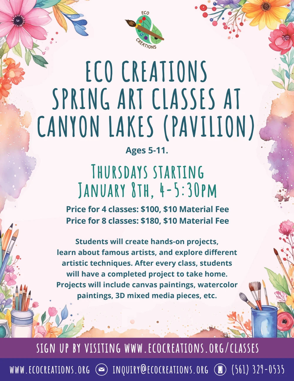 Canyon Lakes Spring Classes