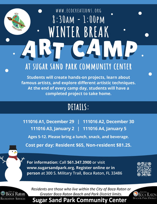Winter Break Camp- Sugar Sand