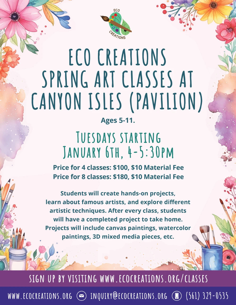 Canyon Isles Fall Classes (Sept 1st-Oct 20th)